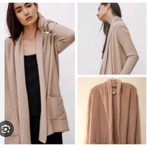 Babaton Soft Open Merino Wool Cardigan